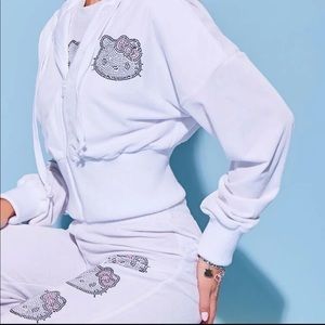Hello Kitty Rhinestone Velour Set